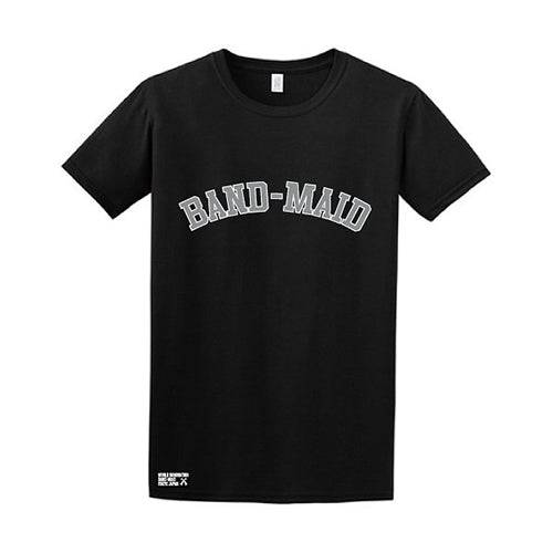 BAND-MAID ARCH LOGO TEE (BLACK x GRAY) - BAND-MAID Shop