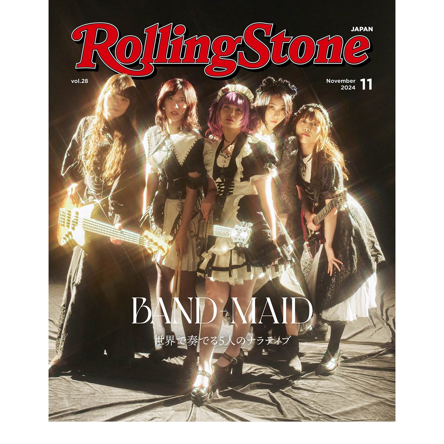 BAND-MAID Rolling Stone Japan Magazine Special Edition Back Cover