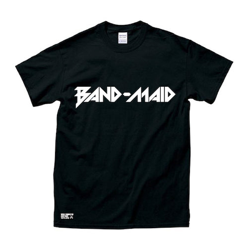 BAND-MAID LOGO TEE - Black - BAND-MAID Shop
